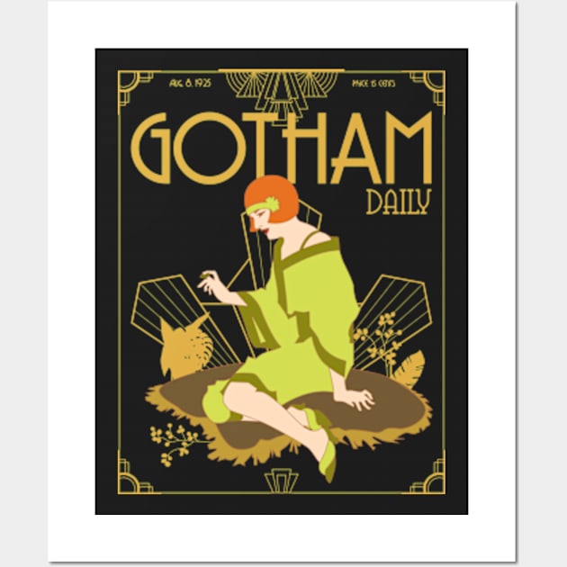 Gotham Daily: Aug 8 Wall Art by Plan8